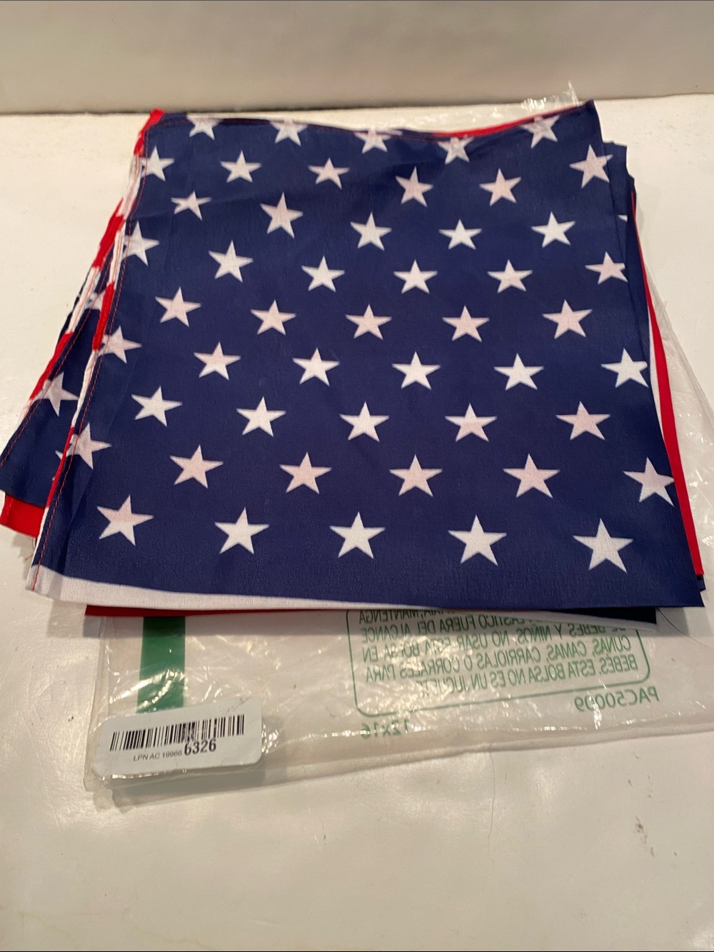 NIP Set of 12 Patriotic Flag Cloths
